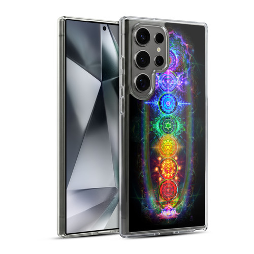 Jumbie Art Visionary Chakras Soft Gel Case for Samsung Galaxy S24 Ultra 5G & MagSafe