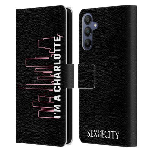 Sex and The City: Television Series Characters Charlotte Leather Book Wallet Case Cover For Samsung Galaxy A15