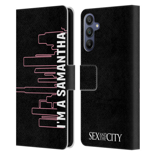 Sex and The City: Television Series Characters Samantha Leather Book Wallet Case Cover For Samsung Galaxy A15