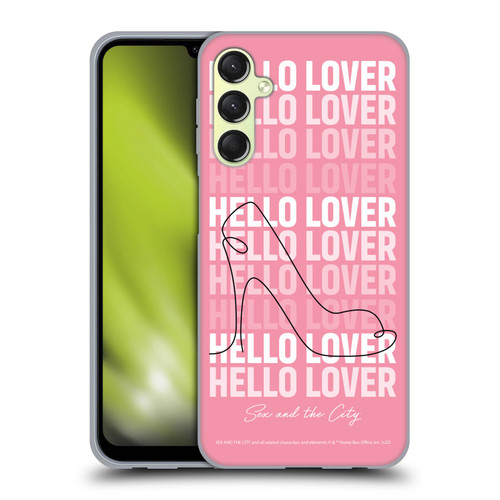 Sex and The City: Television Series Characters Hello Lover Carrie Soft Gel Case for Samsung Galaxy A24 4G / Galaxy M34 5G