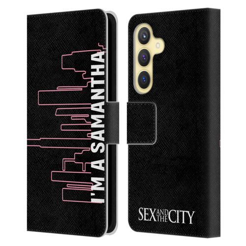 Sex and The City: Television Series Characters Samantha Leather Book Wallet Case Cover For Samsung Galaxy S24 5G