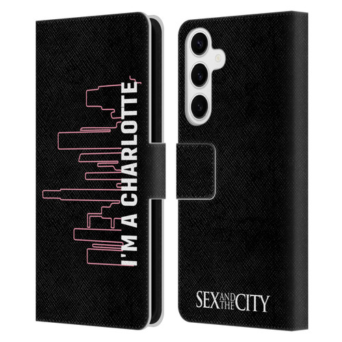 Sex and The City: Television Series Characters Charlotte Leather Book Wallet Case Cover For Samsung Galaxy S24+ 5G