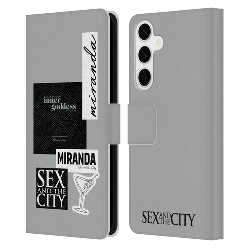 Sex and The City: Television Series Characters Inner Goddess Miranda Leather Book Wallet Case Cover For Samsung Galaxy S24+ 5G