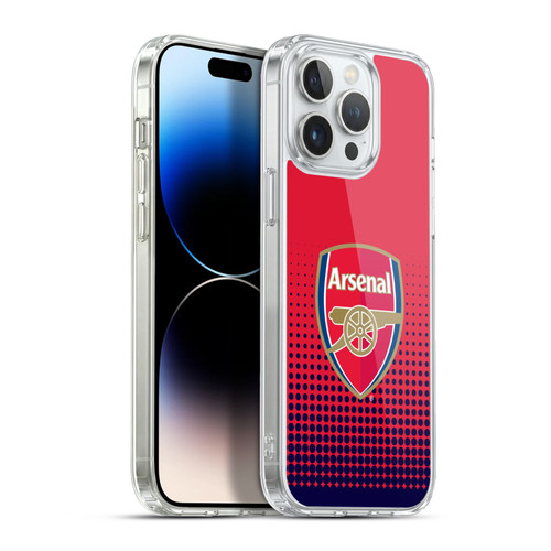 Arsenal FC Crest 2 Fade Soft Gel Case for Apple iPhone 13 Pro Max & MagSafe