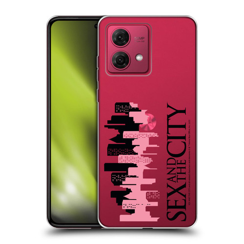 Sex and The City: Television Series Graphics City Soft Gel Case for Motorola Moto G84 5G
