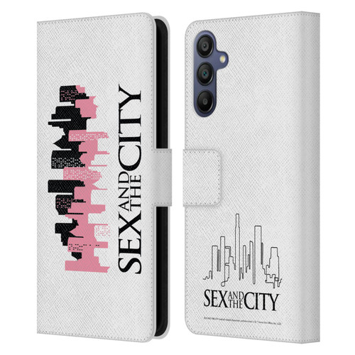 Sex and The City: Television Series Graphics City Leather Book Wallet Case Cover For Samsung Galaxy A15