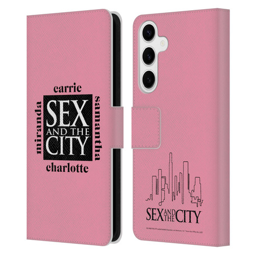 Sex and The City: Television Series Graphics Character 1 Leather Book Wallet Case Cover For Samsung Galaxy S24+ 5G