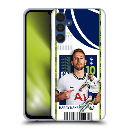 Tottenham Hotspur F.C. 2022/23 First Team Harry Kane Soft Gel Case for Samsung Galaxy A15
