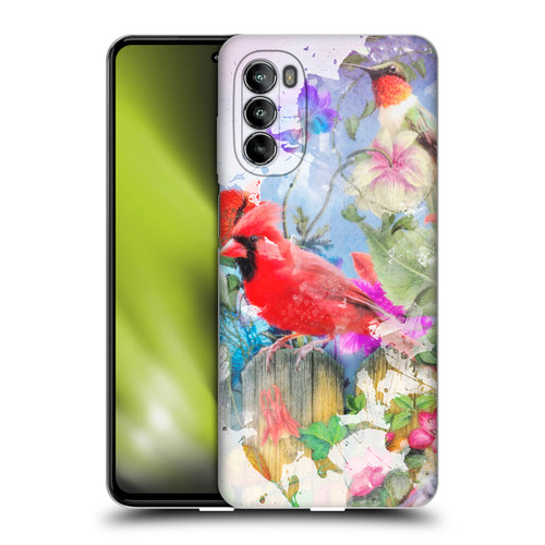 Aimee Stewart Assorted Designs Birds And Bloom Soft Gel Case for Motorola Moto G82 5G