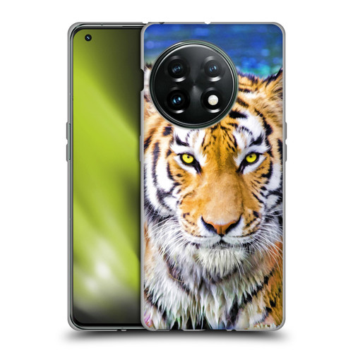 Aimee Stewart Animals Tiger and Lily Soft Gel Case for OnePlus 11 5G