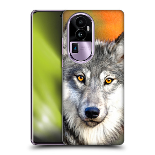 Aimee Stewart Animals Autumn Wolf Soft Gel Case for OPPO Reno10 Pro+