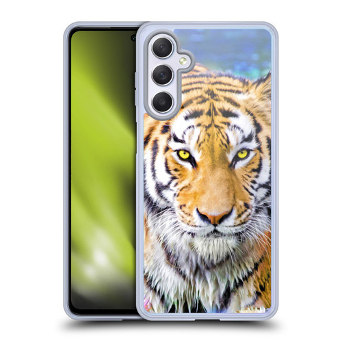 Aimee Stewart Animals Tiger and Lily Soft Gel Case for Samsung Galaxy M54 5G
