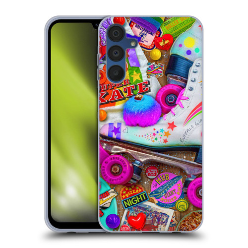 Aimee Stewart Colourful Sweets Skate Night Soft Gel Case for Samsung Galaxy A15