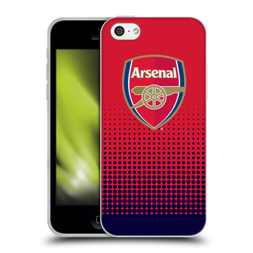 Arsenal FC Crest 2 Fade Soft Gel Case for Apple iPhone 5c