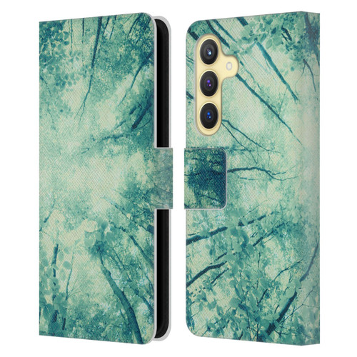 Dorit Fuhg Forest Wander Leather Book Wallet Case Cover For Samsung Galaxy S24 5G