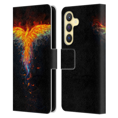 Christos Karapanos Phoenix 2 Bird 3 Leather Book Wallet Case Cover For Samsung Galaxy S24 5G