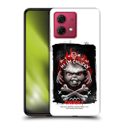 Child's Play Key Art Hi I'm Chucky Grunge Soft Gel Case for Motorola Moto G84 5G