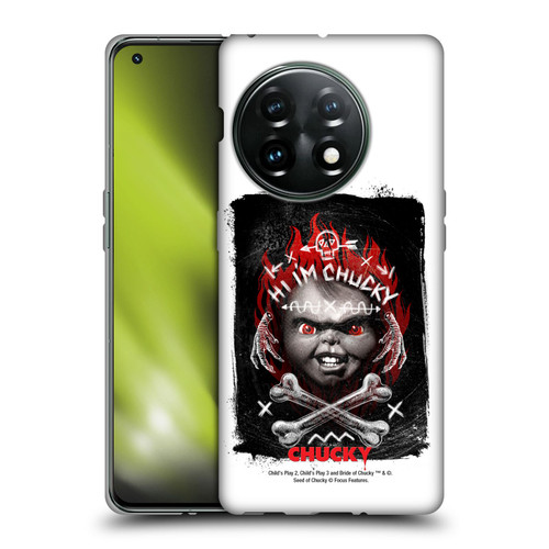 Child's Play Key Art Hi I'm Chucky Grunge Soft Gel Case for OnePlus 11 5G