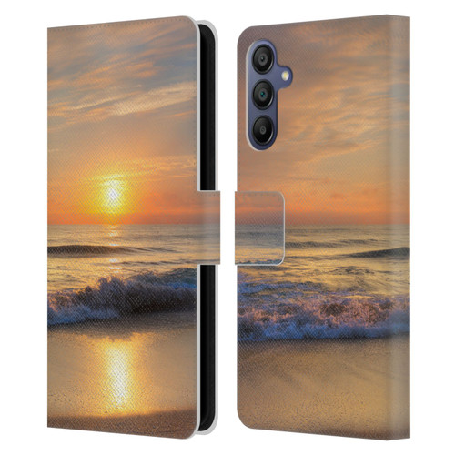 Celebrate Life Gallery Beaches Breathtaking Leather Book Wallet Case Cover For Samsung Galaxy A15