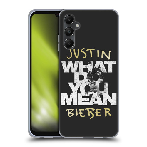 Justin Bieber Purpose B&w What Do You Mean Typography Soft Gel Case for Samsung Galaxy A05s