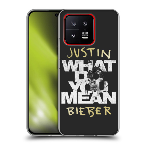 Justin Bieber Purpose B&w What Do You Mean Typography Soft Gel Case for Xiaomi 13 5G