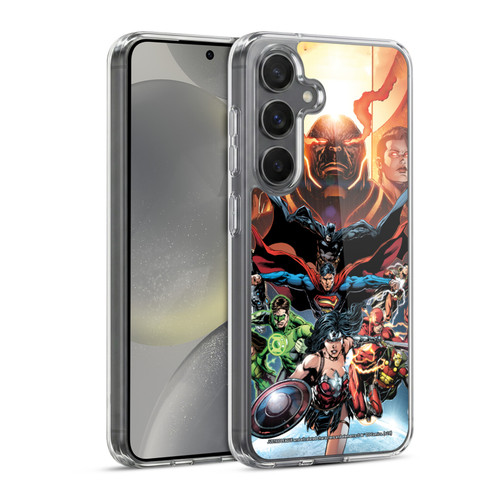 Justice League DC Comics Comic Book Covers #10 Darkseid War Soft Gel Case for Samsung Galaxy S24 5G