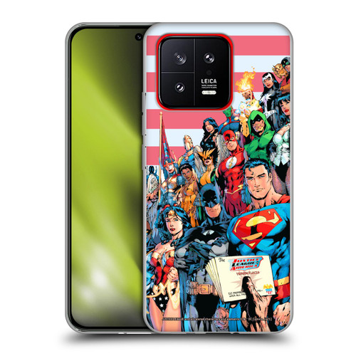 Justice League DC Comics Comic Book Covers Of America #1 Soft Gel Case for Xiaomi 13 5G