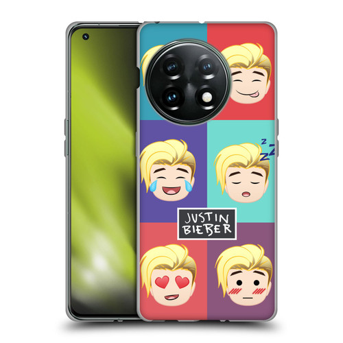 Justin Bieber Justmojis Cute Faces Soft Gel Case for OnePlus 11 5G