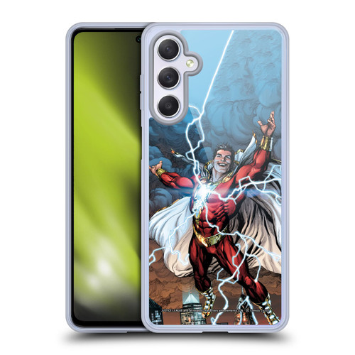 Justice League DC Comics Shazam Comic Book Art Issue #1 Variant 2019 Soft Gel Case for Samsung Galaxy M54 5G