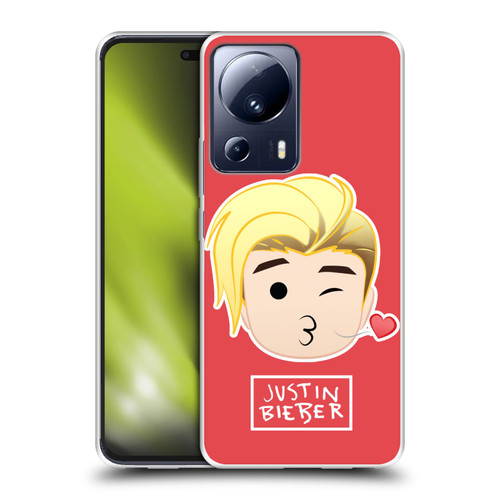 Justin Bieber Justmojis Kiss Soft Gel Case for Xiaomi 13 Lite 5G