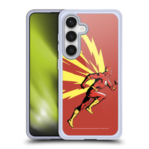 The Flash DC Comics Fast Fashion Running Soft Gel Case for Samsung Galaxy S24 5G