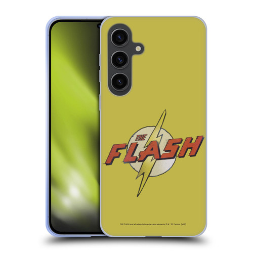 The Flash DC Comics Fast Fashion Logo Soft Gel Case for Samsung Galaxy S24+ 5G