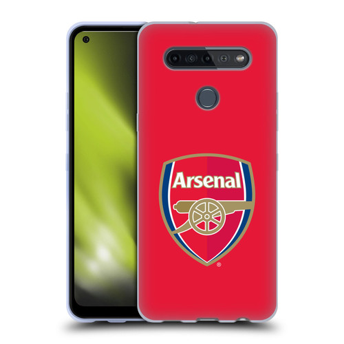 Arsenal FC Crest 2 Full Colour Red Soft Gel Case for LG K51S