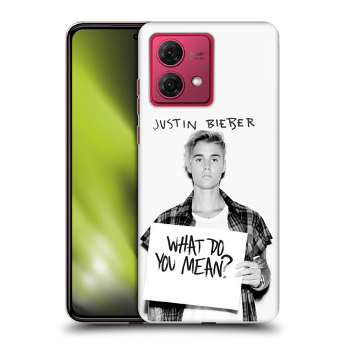 Justin Bieber Purpose What Do You Mean Photo Soft Gel Case for Motorola Moto G84 5G