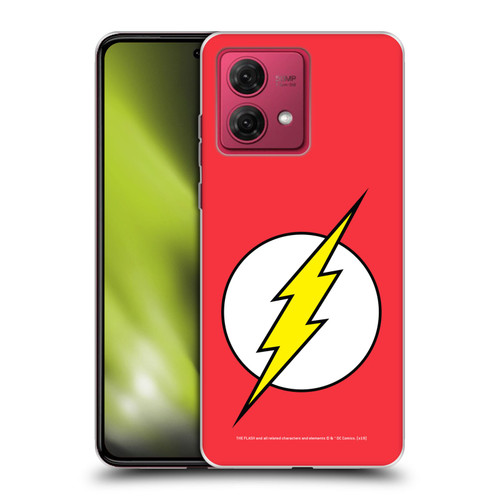 The Flash DC Comics Logo Plain Soft Gel Case for Motorola Moto G84 5G