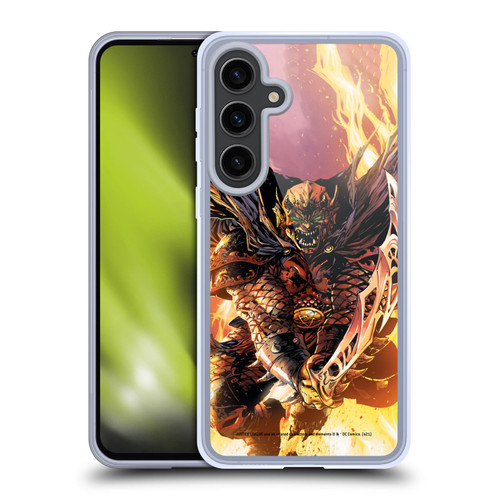 Justice League DC Comics Dark Comic Art Etrigan Demon Knights Soft Gel Case for Samsung Galaxy S24+ 5G