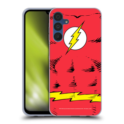The Flash DC Comics Logo Costume Soft Gel Case for Samsung Galaxy A15