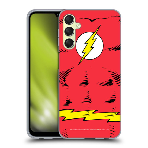 The Flash DC Comics Logo Costume Soft Gel Case for Samsung Galaxy A24 4G / Galaxy M34 5G