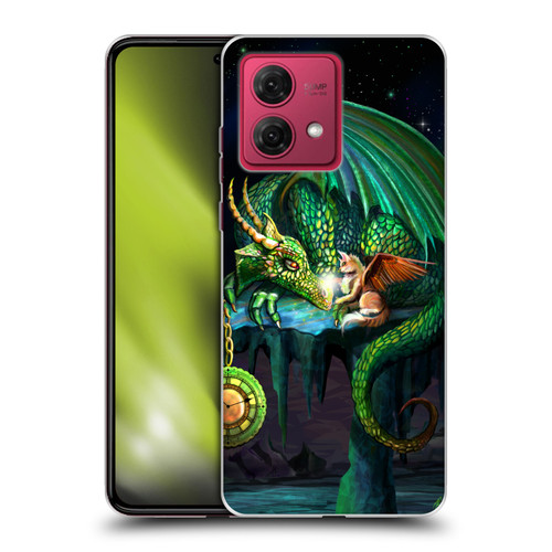 Rose Khan Dragons Green Time Soft Gel Case for Motorola Moto G84 5G