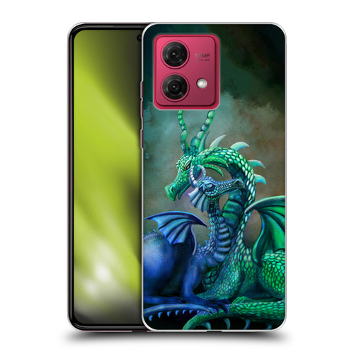 Rose Khan Dragons Green And Blue Soft Gel Case for Motorola Moto G84 5G