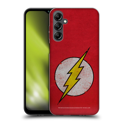 The Flash DC Comics Logo Distressed Look Soft Gel Case for Samsung Galaxy M14 5G
