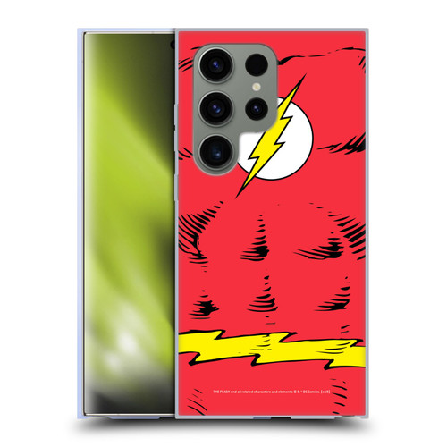 The Flash DC Comics Logo Costume Soft Gel Case for Samsung Galaxy S24 Ultra 5G