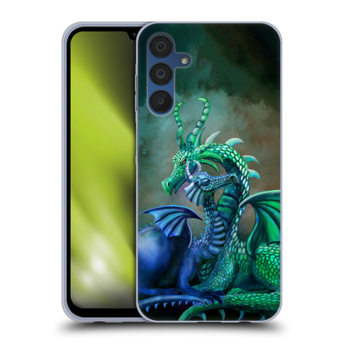 Rose Khan Dragons Green And Blue Soft Gel Case for Samsung Galaxy A15