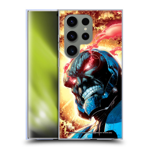 Justice League DC Comics Darkseid Comic Art New 52 #6 Cover Soft Gel Case for Samsung Galaxy S24 Ultra 5G