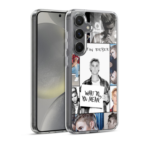 Justin Bieber Purpose Grid Poster Soft Gel Case for Samsung Galaxy S24 5G & MagSafe