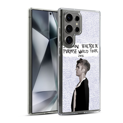 Justin Bieber Purpose World Tour 2016 Soft Gel Case for Samsung Galaxy S24 Ultra 5G & MagSafe