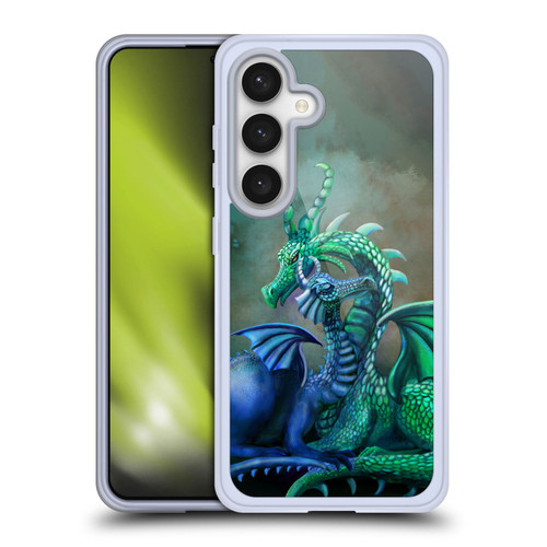 Rose Khan Dragons Green And Blue Soft Gel Case for Samsung Galaxy S24 5G