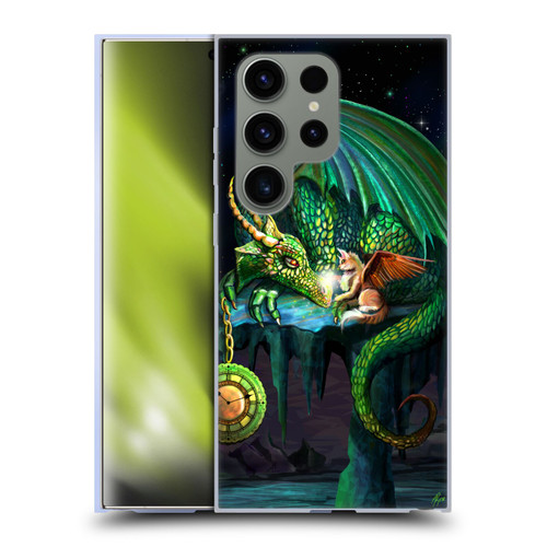 Rose Khan Dragons Green Time Soft Gel Case for Samsung Galaxy S24 Ultra 5G