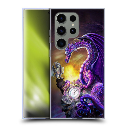 Rose Khan Dragons Purple Time Soft Gel Case for Samsung Galaxy S24 Ultra 5G
