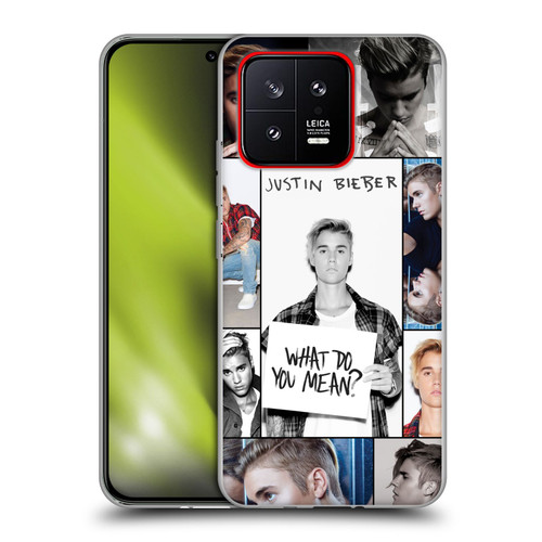 Justin Bieber Purpose Grid Poster Soft Gel Case for Xiaomi 13 5G
